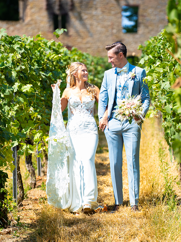 Brautpaar beim Hochzeitsshooting