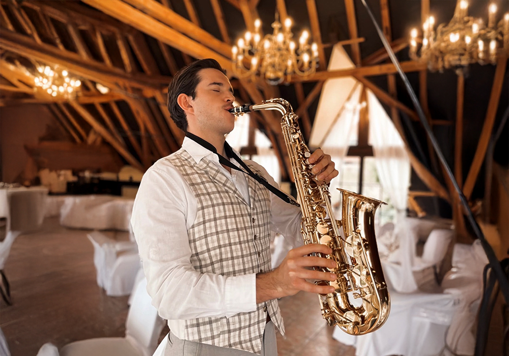 Simon Richter SAXOPHORIA Live-Saxophonist